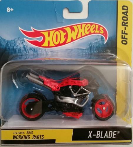 Hot Wheels Motorcycle Red X-Blade