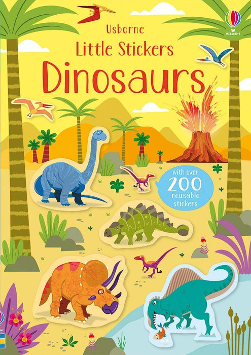 Little Stickers Dinosaurs Book