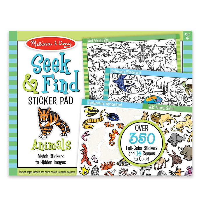 Seek & Find Sticker Pad Animal