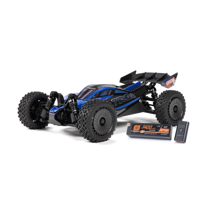 1/14 TYPHON GROM 223S DSC 4x4 RTR Brushless Buggy- Blue