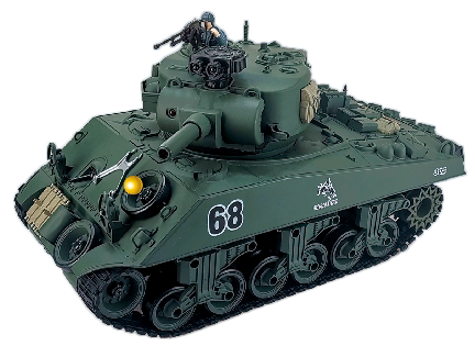 1/18 US M4A3 Sherman RC Tank Force