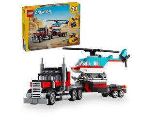 31146 Flatbed Truck With Helicopter LEGO Creator