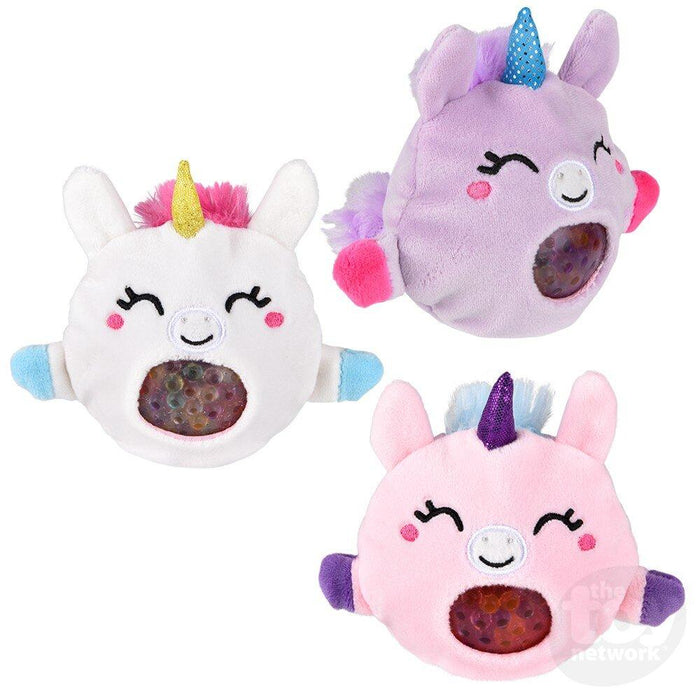 3" Unicorn Squeezy Bead Plush Ball