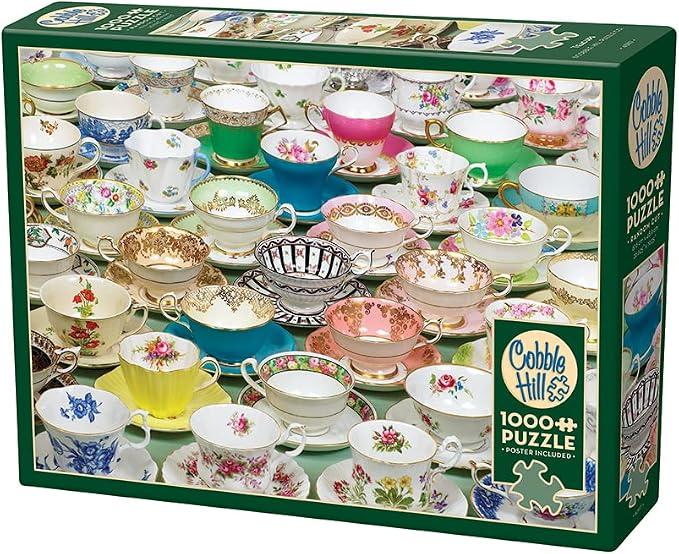 Teacups 1000pc Puzzle - Cobble Hill