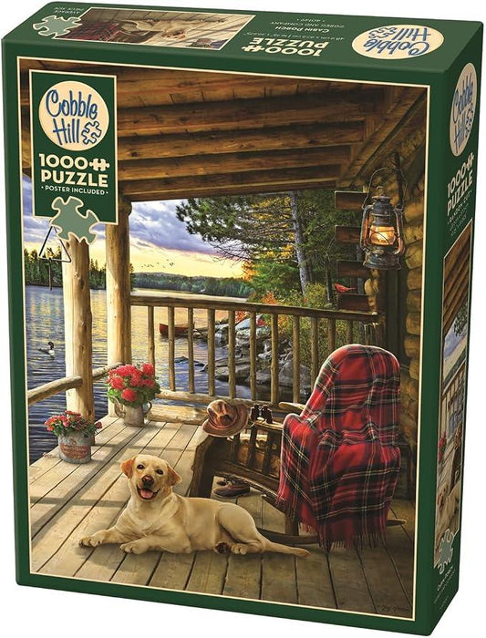 Cabin Porch 1000pc Puzzle - Cobble Hill