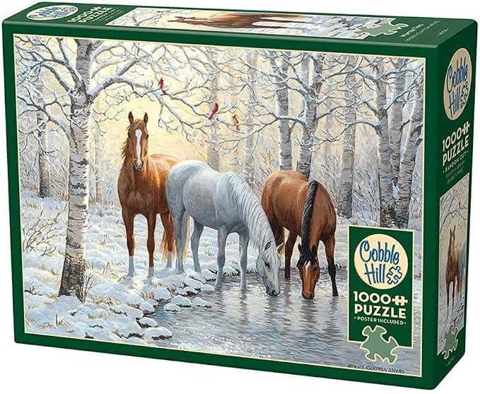 Winter Trio 1000pc Puzzle - Cobble Hill