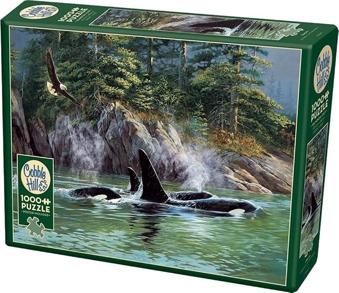 Orcas 1000pc Puzzle - Cobble Hill