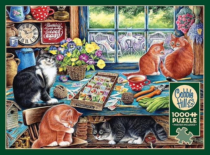 Cats Retreat 1000pc Puzzle - Cobble Hill