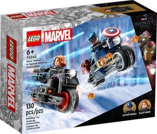76260 Black Widow & Captain America Motocycles