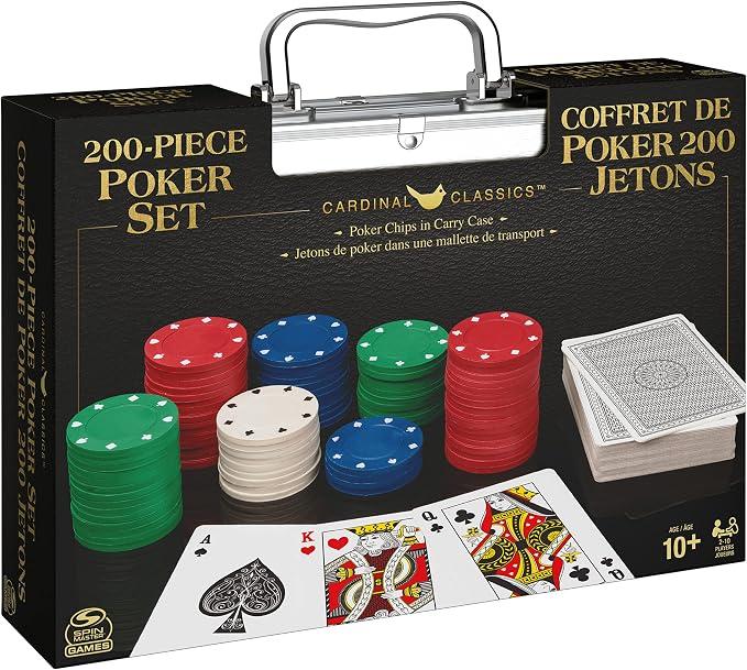 Cardinal Classics- 200pc Poker Set- Aluminium Case
