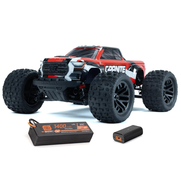 Granite Grom 4x4 SMART Small Scale Monster Truck Red