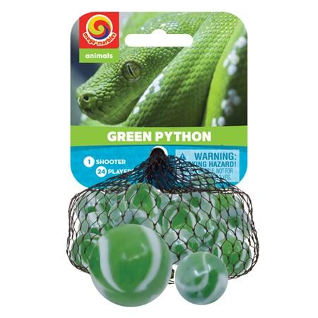 Green Python Marbels