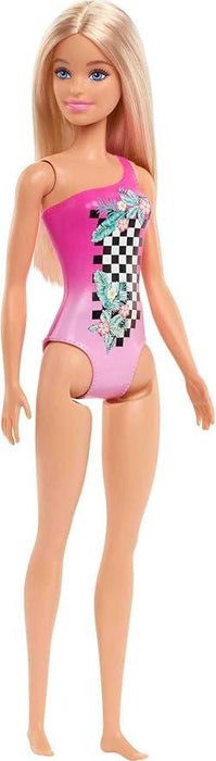 Barbie Pink Checker Swimsuit Doll