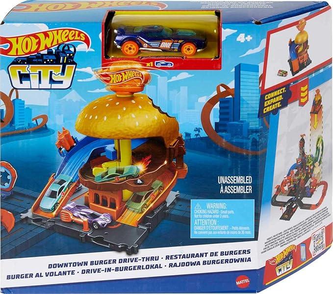 Hot Wheels City Downtown Plays