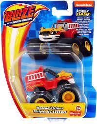 Rescue Stripes Die Cast Truck