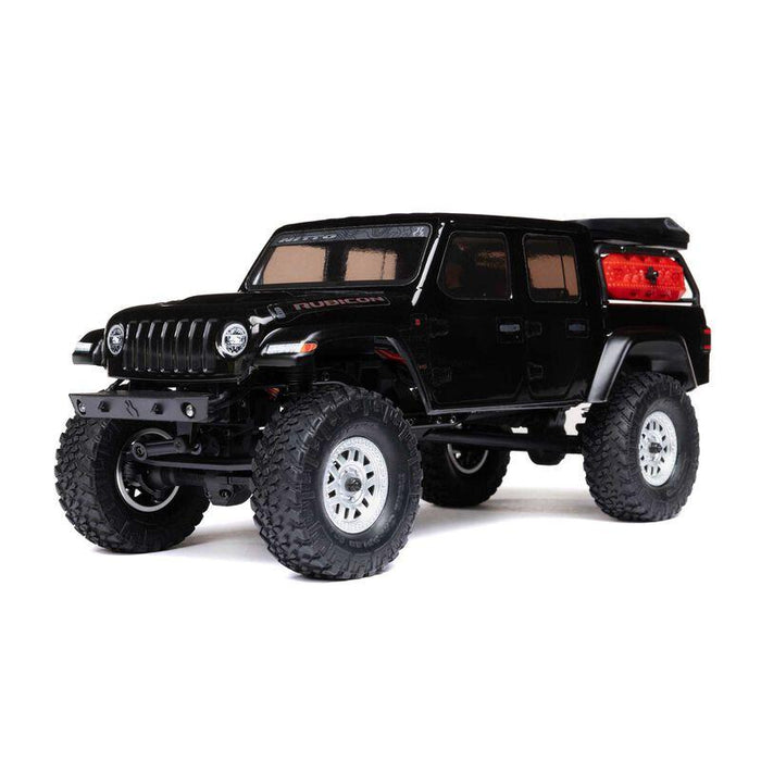 SCX24 Jeek Gladiator Rock Crawler 4-Wheel Drive, Ready to Run, Black