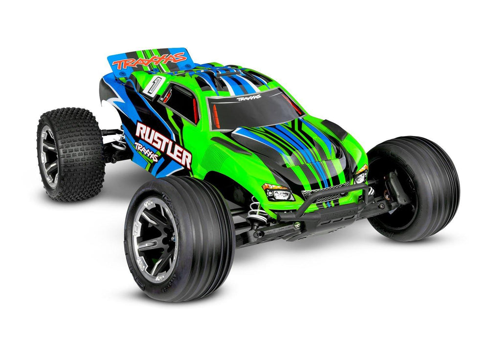 Traxxas Rustler XL-5 1/10 Brushed RC Car- Green