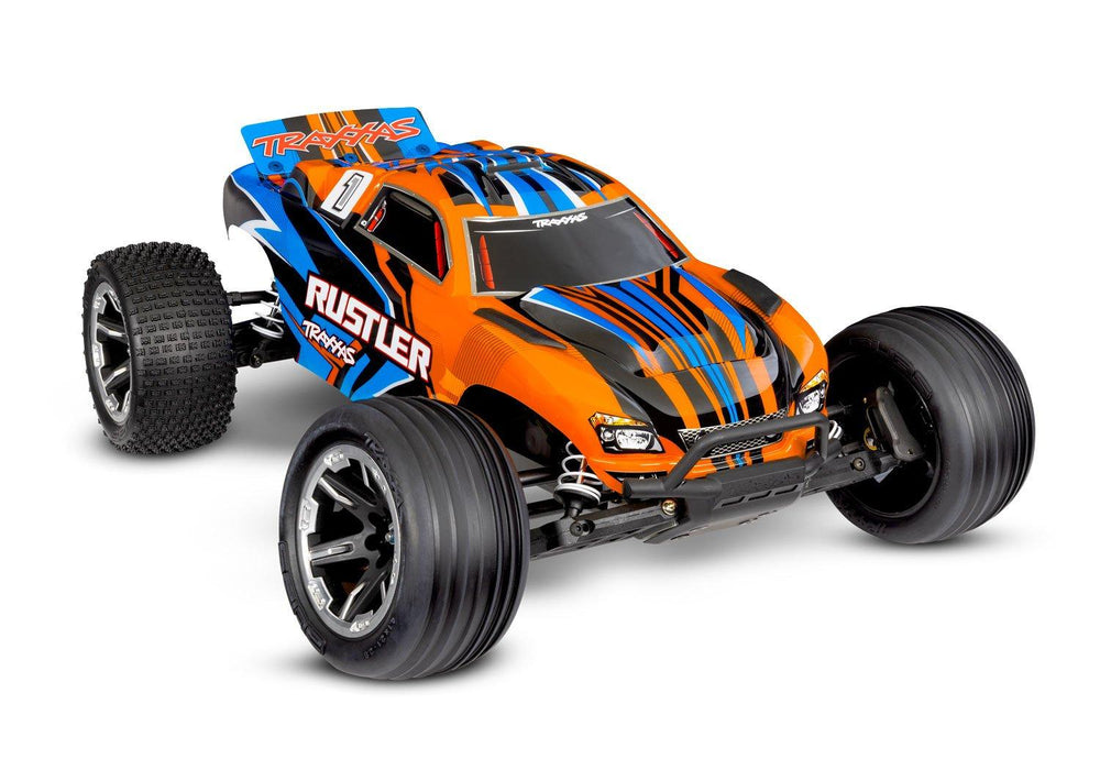 Traxxas Rustler XL-5 1/10 Brushed RC Car- Orange