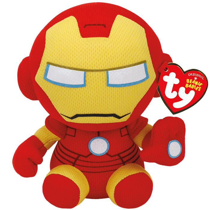 Ty Marvel Plush- Iron Man Reg
