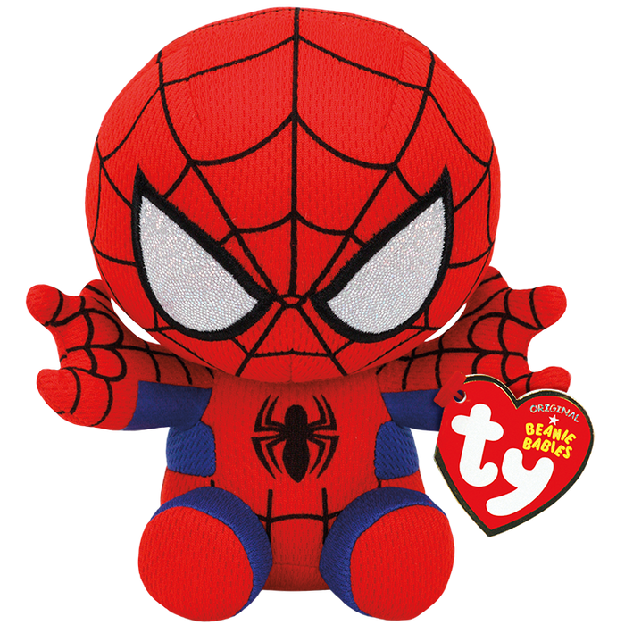 Ty Marvel Plush- Spider-Man Reg