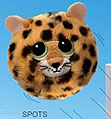 Ty Plush Ball- Spots Leopard