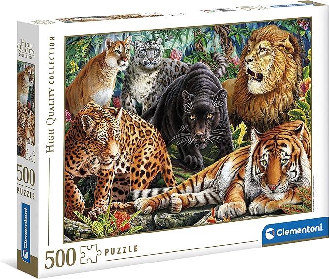 Wild Cats 500pc Puzzle
