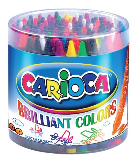 100 BRILLIANT COLOR CRAYONS