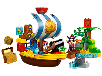 10514 LEGO DUPLO Jake's Pirate Ship Bucky