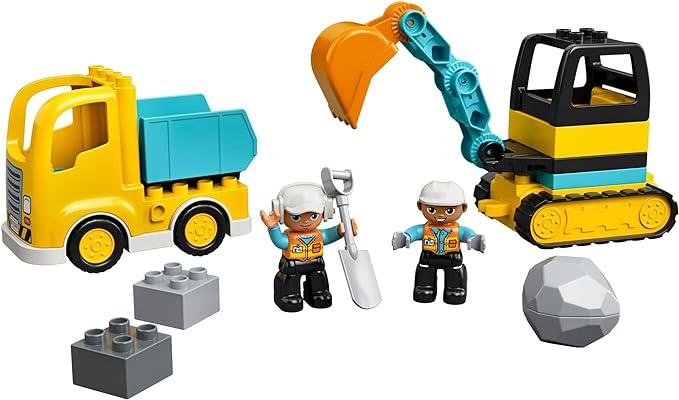 10931 Truck and Tracked Excavator