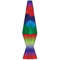 11.5" Lava Lamp Rainbow Tricolor