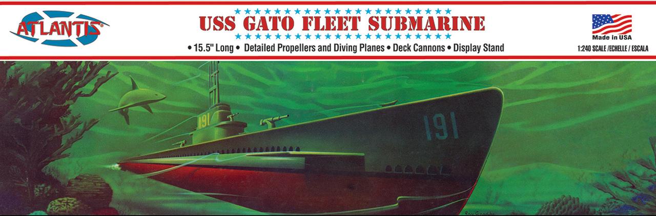 1/240 WWII USSGATO Class Fleet Submarine