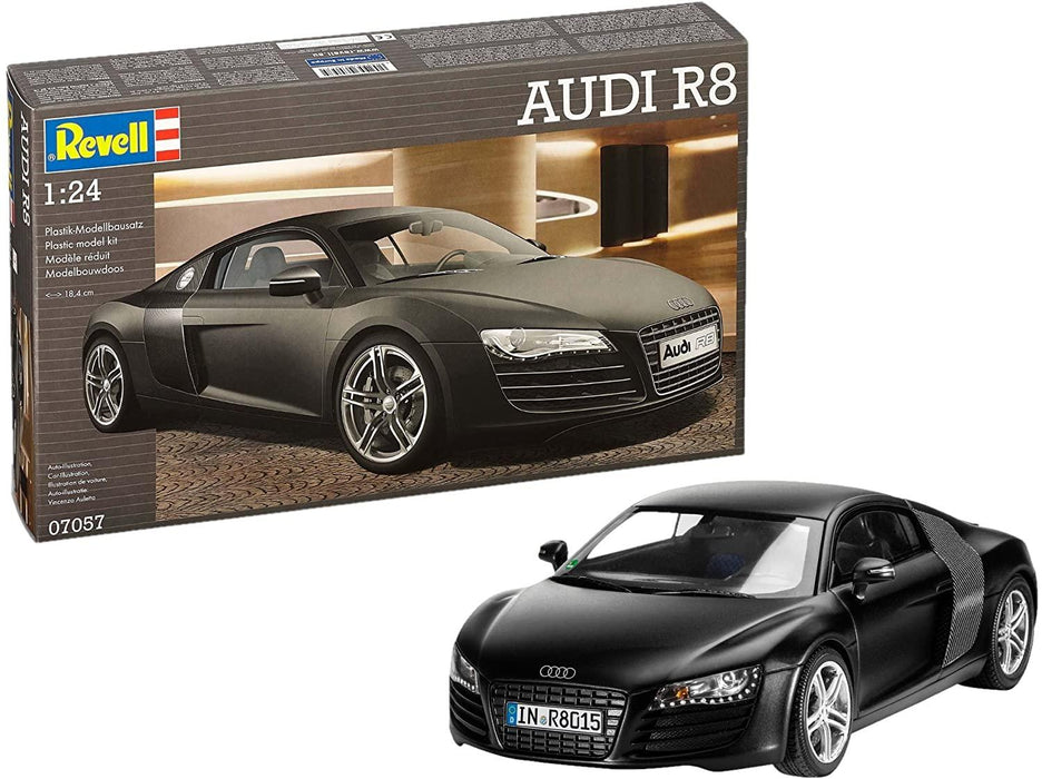 1/24 Audi R8 Black Model Kit