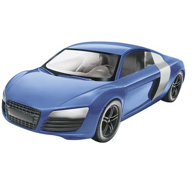1/24 Audi R8 Blue Snap Kit