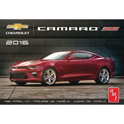 1/25 '16 Chevy Camaro SS-White Plastic Model Kit