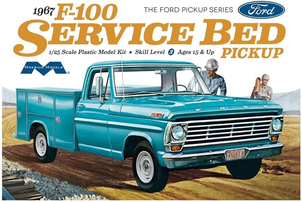 1/25 1967 Ford F100 Service Bed Pickup Model