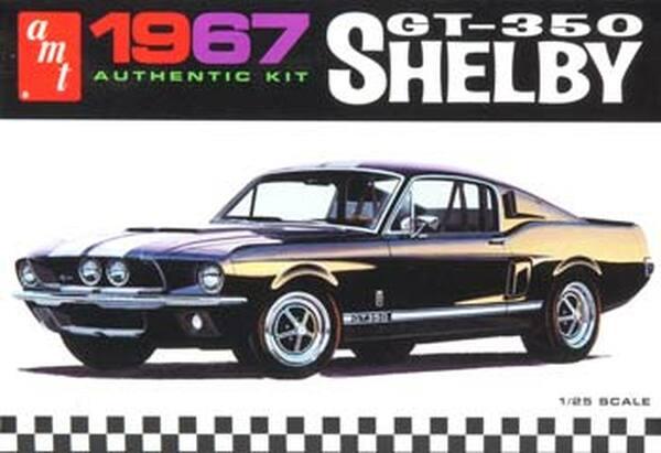 1/25 1967 Shelby GT350 Black Model Kit