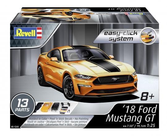 1:25 2018 Ford Mustang GT Easy Click Model
