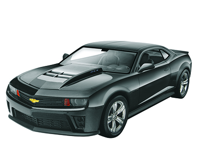 1/25 Camaro ZL1 Black Plastic Model Kit