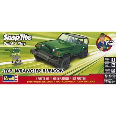 1/25 Jeep Wrangler Rubicon Snap Build and Play