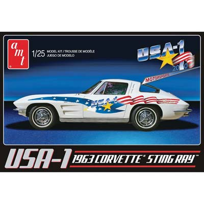 1/25 USA-1 '63 Corvette Model Kit