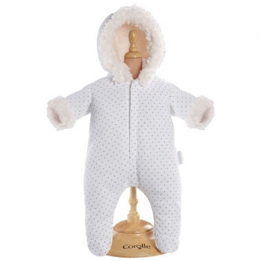 12" White Bunting Snowsuit