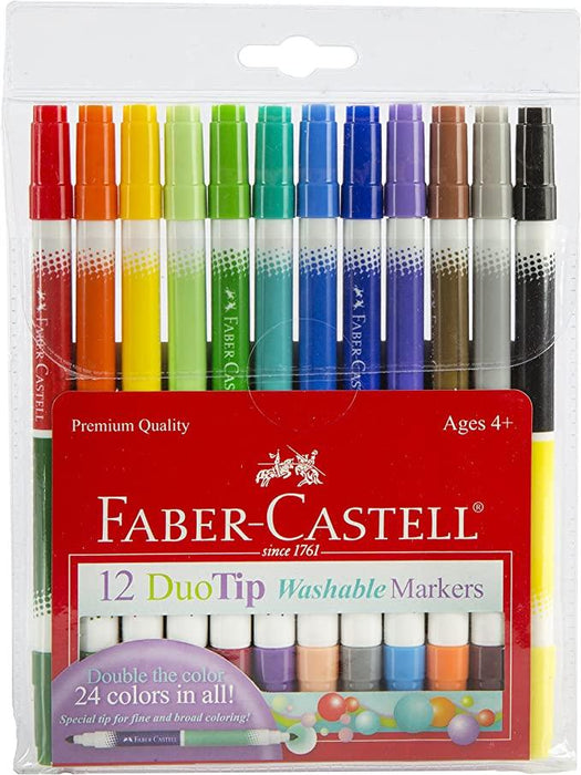 12ct Duo Tip Washable Markers