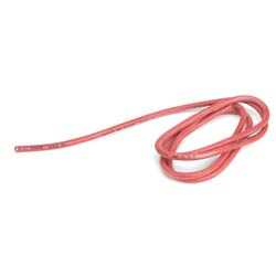 14AWG Silicone Wire 3', Red