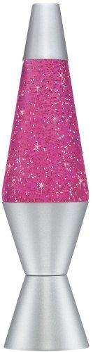 14" Glitter Lava Lamp Pink/Silver