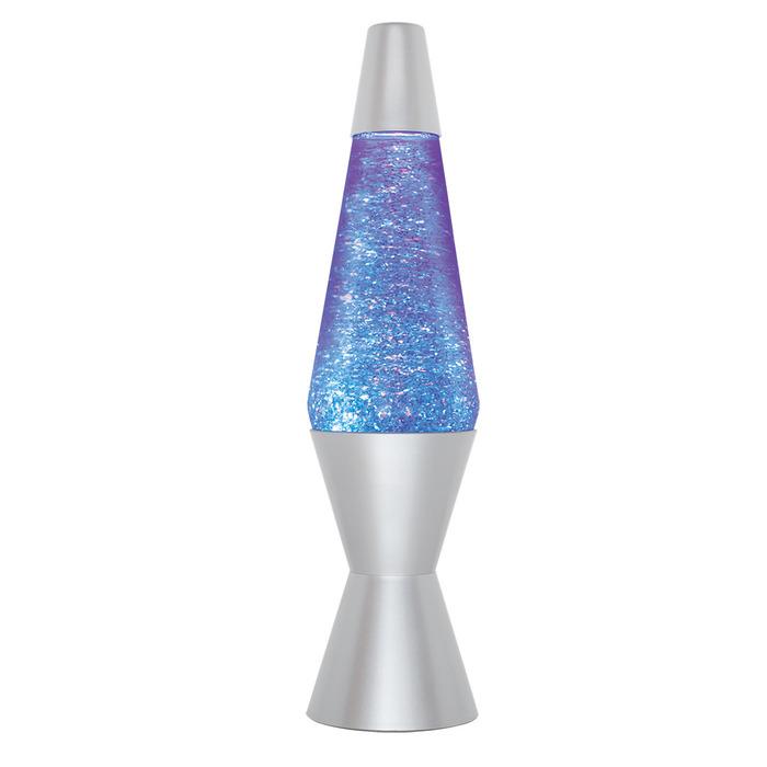 14" Glitter Vortex Lava Lamp Clear/Siliver Glitter — Adventure Hobbies