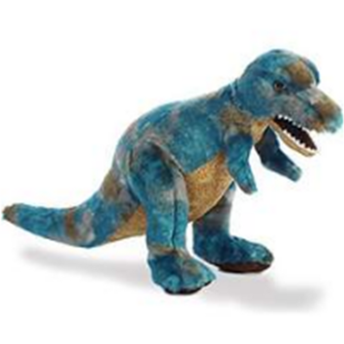 14 Inch Blue T Rex Dinosaur Plush Stuffed Animal by Aurora
