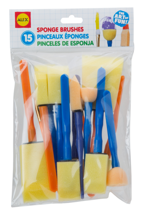 15 Sponge Brushes