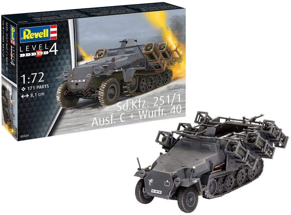 1/72 Sd. Kfz. 251/1 Ausf. C+ Wurfr. 40 Model