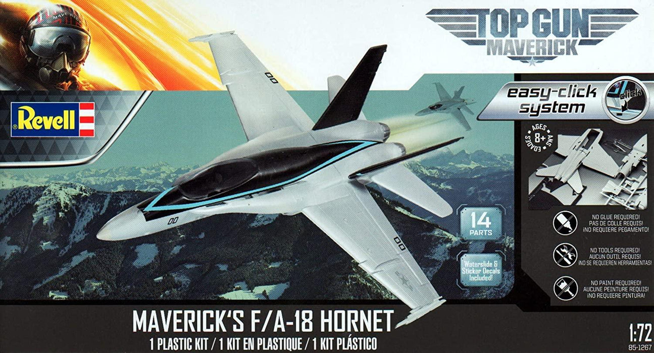 1:72 Top Gun Maverick Maverick's F-18 Hornet [Easy-Click System] [Model Building KIT]