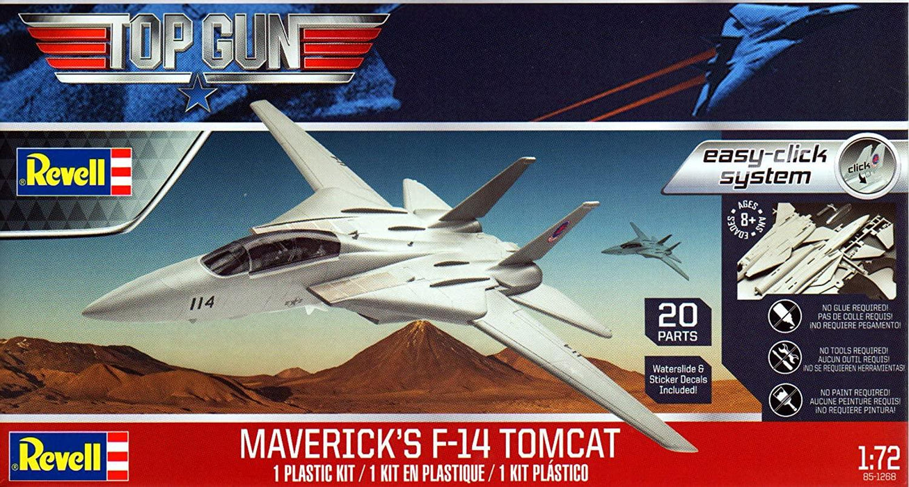 1:72 Top Gun Maverick's F-14 Tomcat [Easy-Click System] [Model Building KIT]
